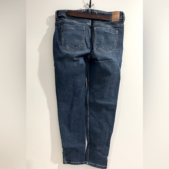 Zara Size 8 Skinny Jean Zipper Front - Picture 2 of 2